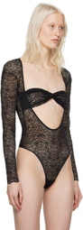 Beaufille Black Baes Bodysuit