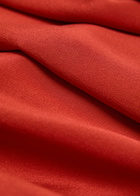 Joseph Yas Belted Silk Shirt Red