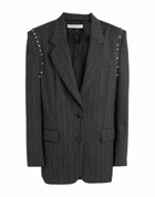 Alessandra Rich Womens Blazer in Charcoal
