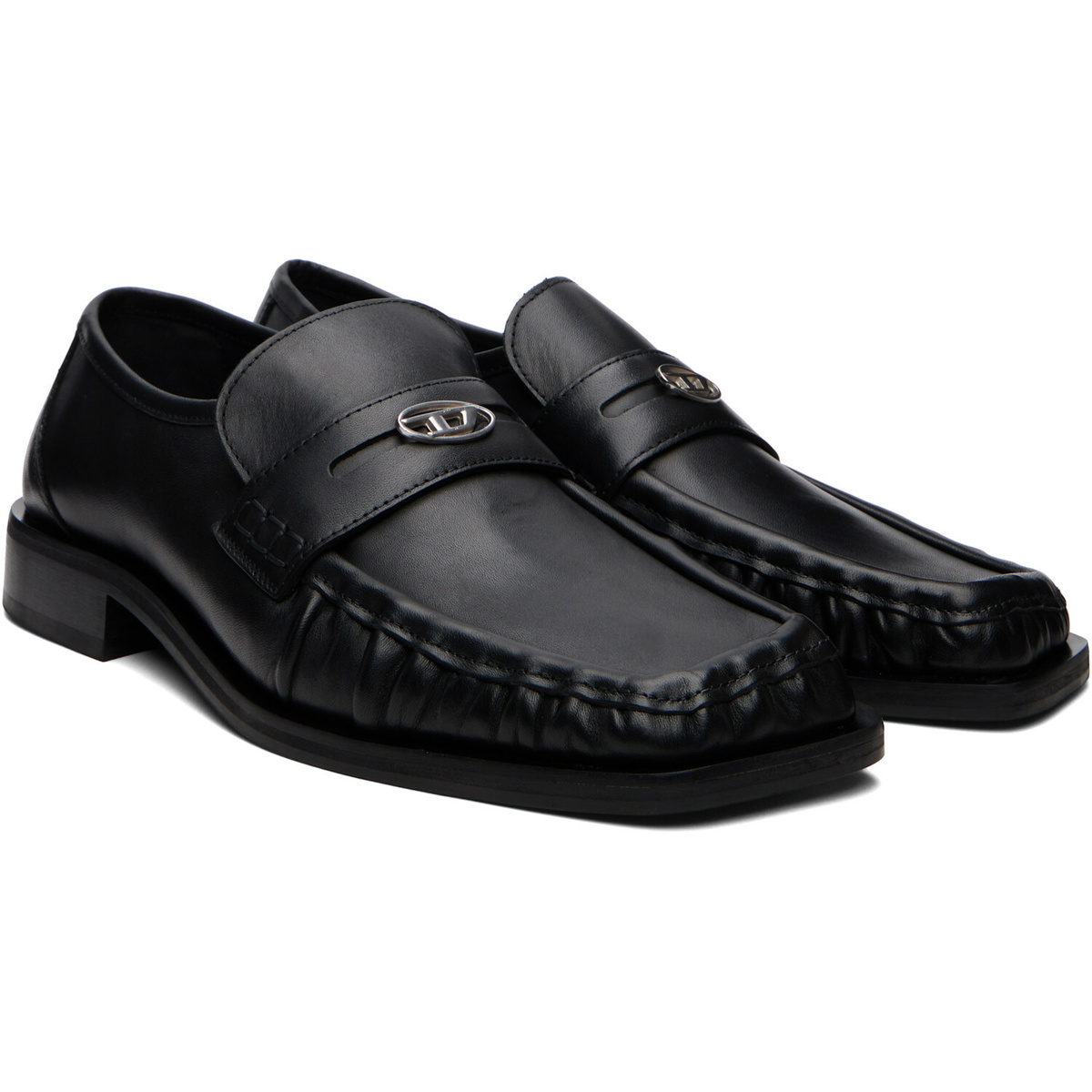Diesel Black D-Amber Loafers