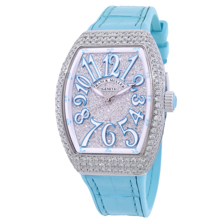 Photo: Franck Muller Vanguard Automatic Moon Phase Diamond Ladies Watch V 32 SC AT FO D CD AC BL AC