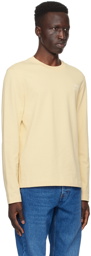 AMI Paris Beige Bonded Long Sleeve T-Shirt