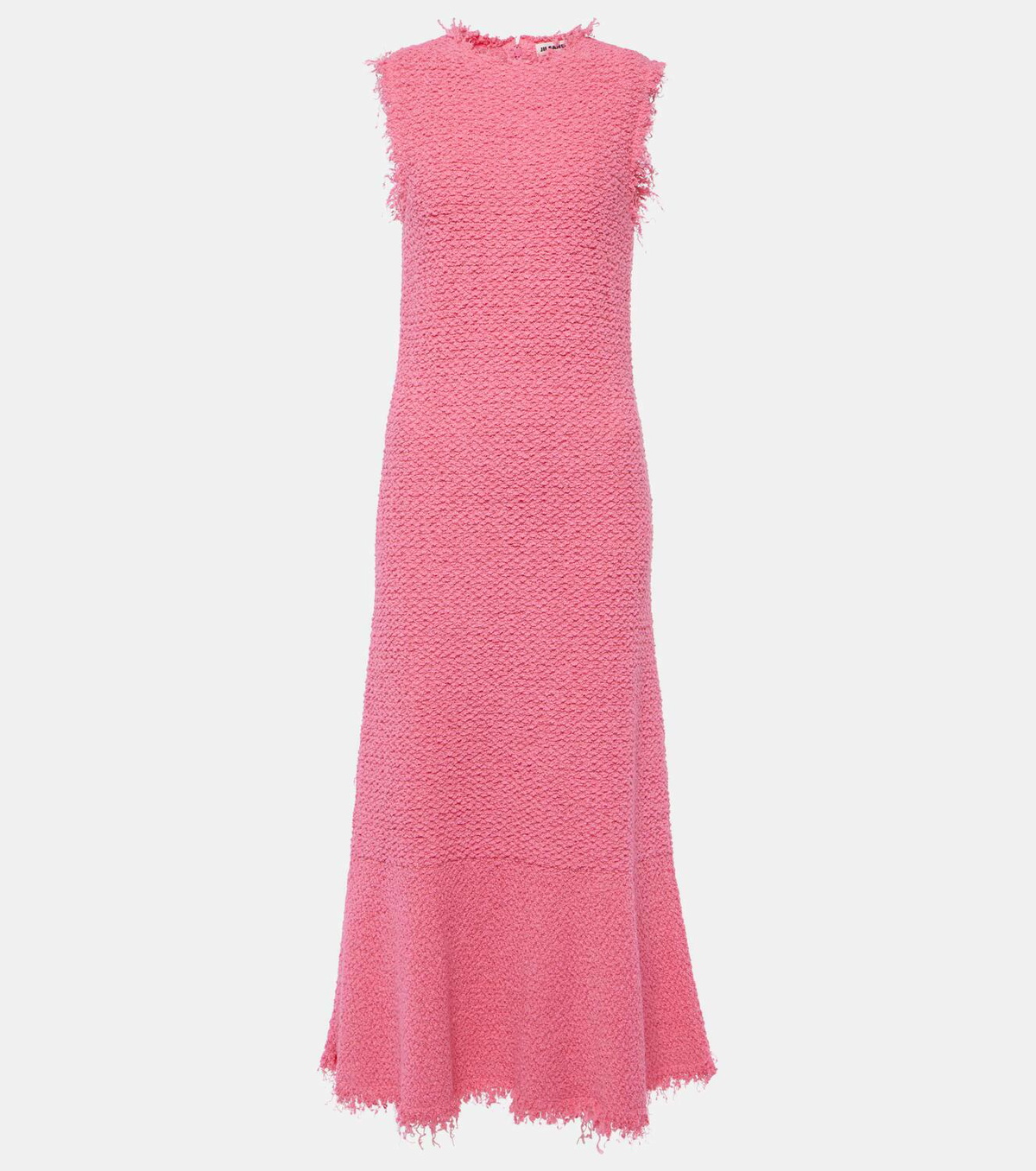 Jil Sander Cotton-blend bouclé maxi dress Jil Sander