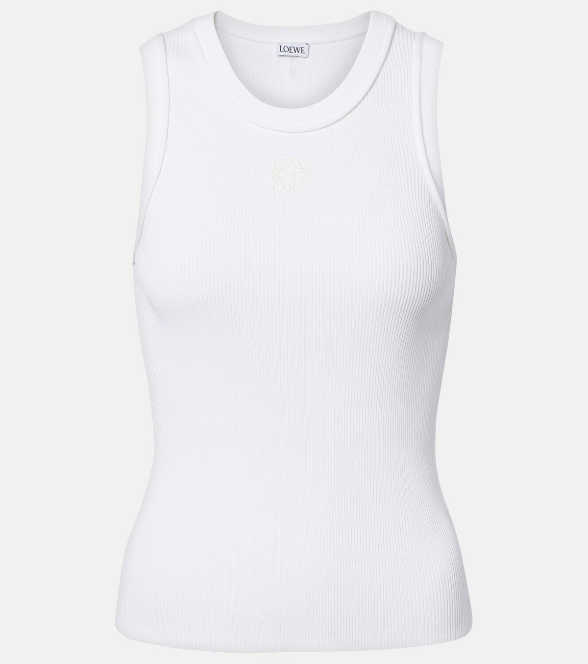 Loewe Anagram ribbed-knit tank top