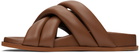 ANINE BING Brown Lizzie Sandals