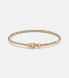 David Yurman Cablespira® Micro 18kt gold (750/1000) bracelet with diamonds