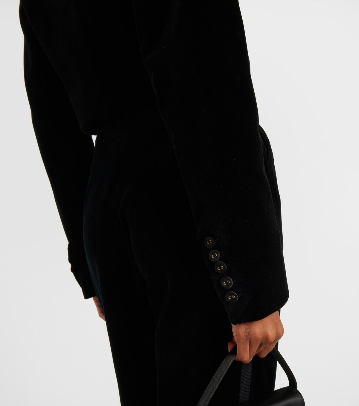 Costarellos Cotton velvet blazer