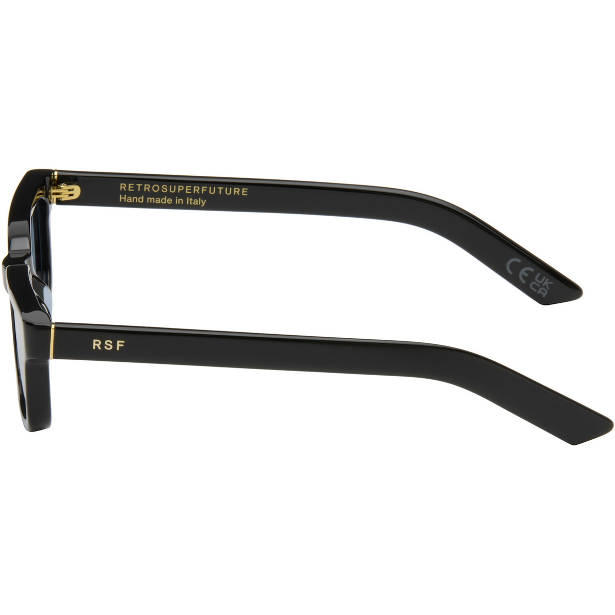 RETROSUPERFUTURE Black Gesto Sunglasses
