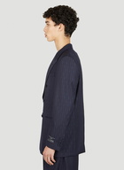 Horsebit Tailored Blazer in Dark Blue