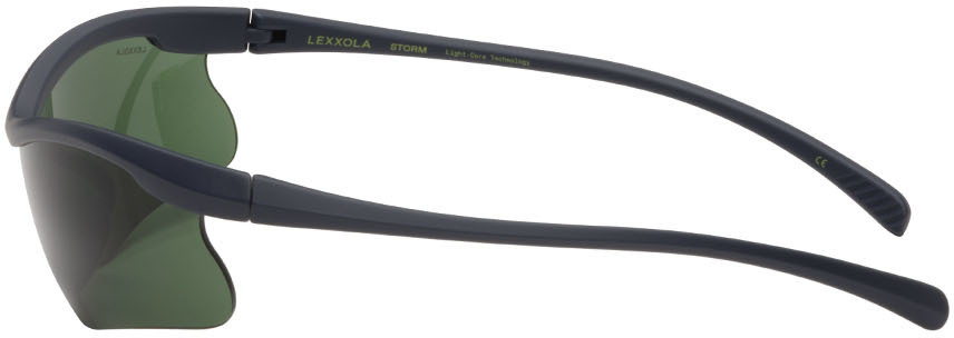 Lexxola SSENSE Exclusive Black Storm Sunglasses