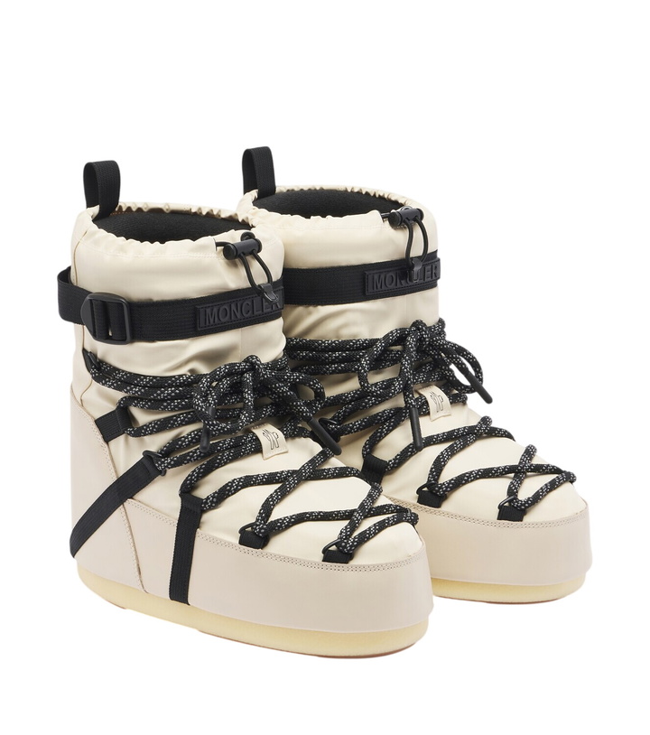 Photo: Moncler Grenoble x Moon Boot Icon Low snow boots