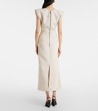 Maticevski Wingtip draped midi dress