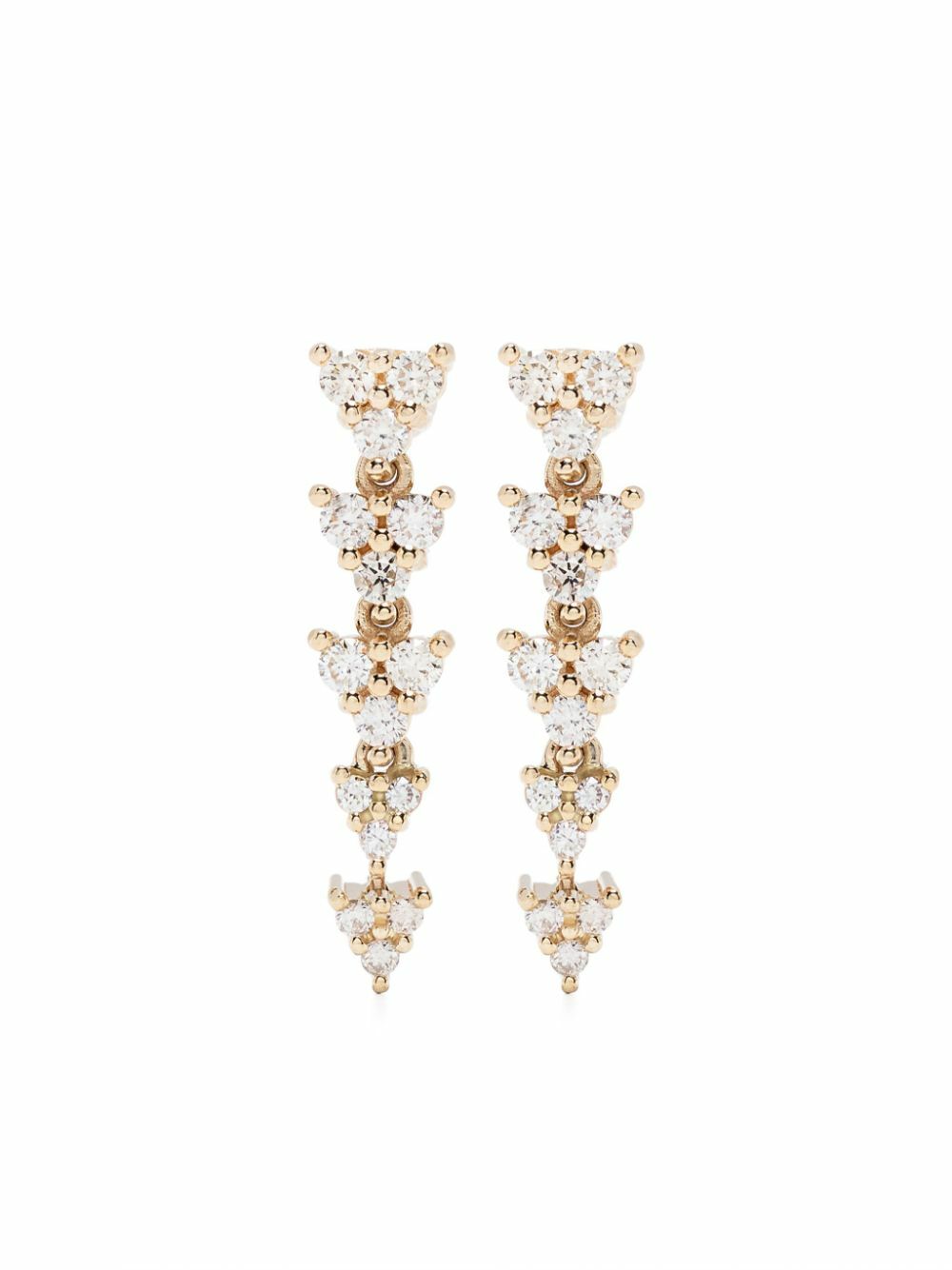 Jacquie Aiche 14K Yellow Gold Liz Diamond Drop Earrings