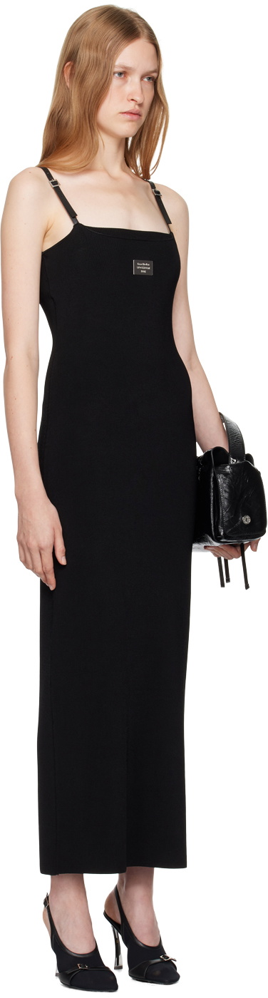 chinese dress ladies Fendi Black Logo Maxi Dress main image 0