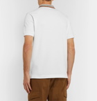 Missoni - Stripe-Trimmed Cotton-Piqué Polo Shirt - White