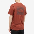The North Face Men's Redbox Celebration T-Shirt in Brandy Brown