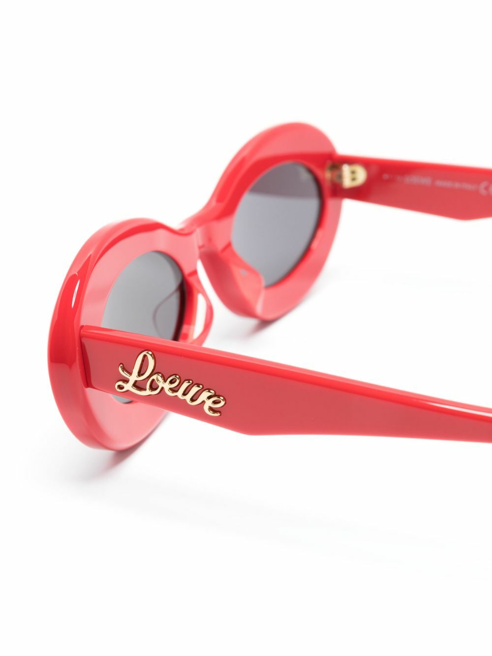 NEW LOEWE Sunglasses Oval Flame Red Acetate 100% Authentic Loewe Flame Acetate Oval Sunglasses In Red | ModeSens main image 4