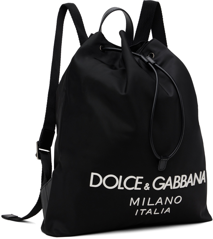 Dolce&Gabbana Black Nylon Backpack