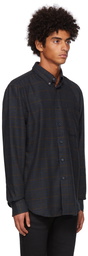 Naked & Famous Denim Houndstooth Easy Long Sleeve Shirt