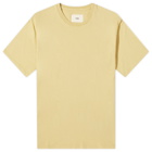 Folk Men's Contrast Sleeve T-Shirt in Wheat