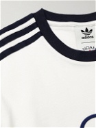 adidas Consortium - Noah Striped Logo-Print Cotton-Jersey T-Shirt - White