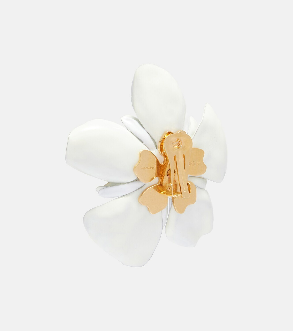 Chloé Floral clip-on earrings