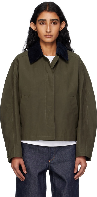 Photo: A.P.C. Khaki Becca Jacket
