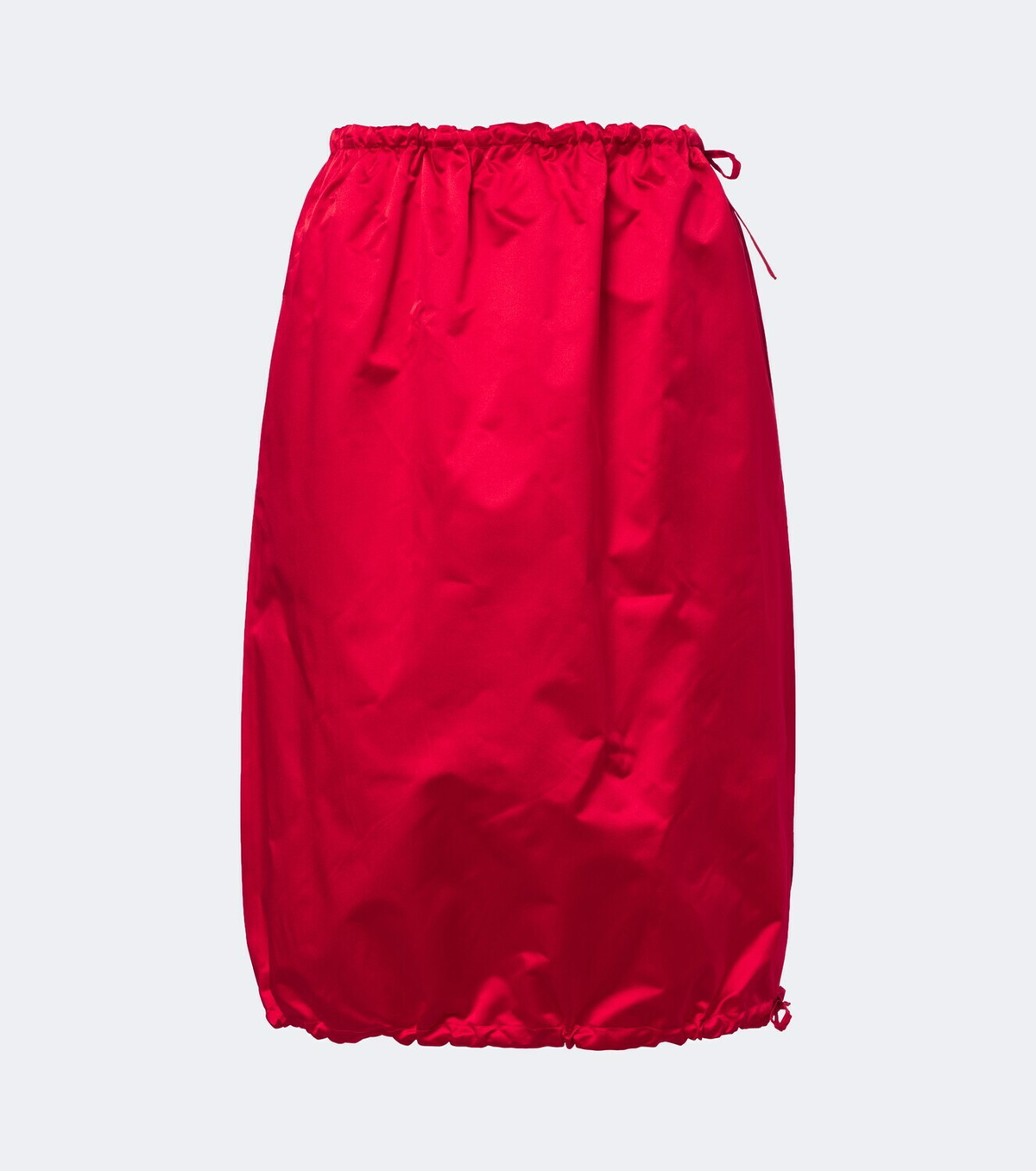 Prada Silk satin midi skirt