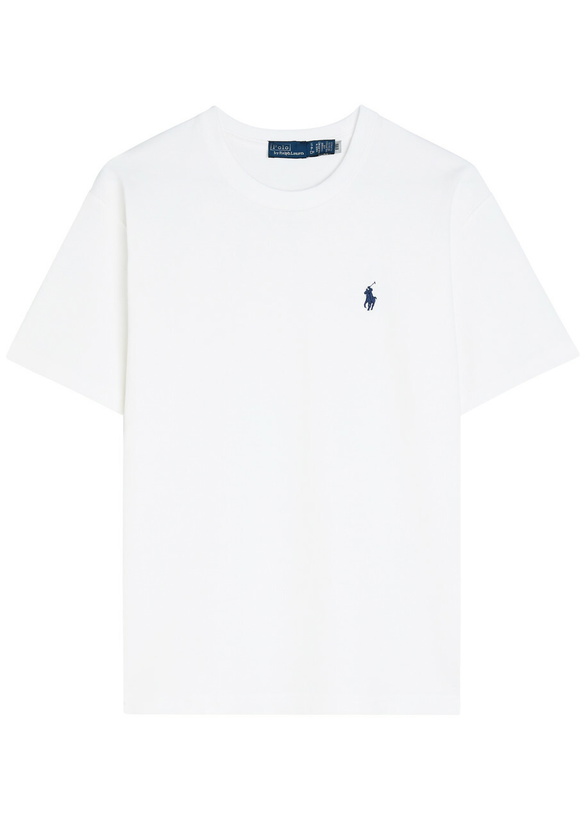 Photo: Polo Ralph Lauren Logo-embroidered Cotton T-shirt White