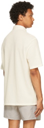 Our Legacy Off-White Bouclé Box Short Sleeve Shirt