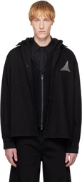 HELIOT EMIL Black Surtsey Denim Shirt