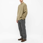 DIGAWEL Men's Mock Neck Crew Knit in Green Mix