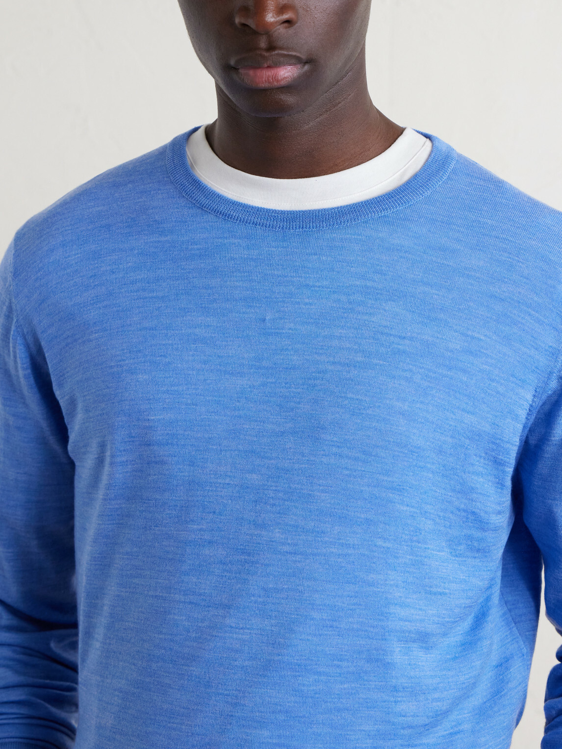 William Lockie - Merino Wool Sweater - Blue