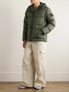 Stone Island - Logo-Appliquéd Quilted Shell Down Jacket - Green