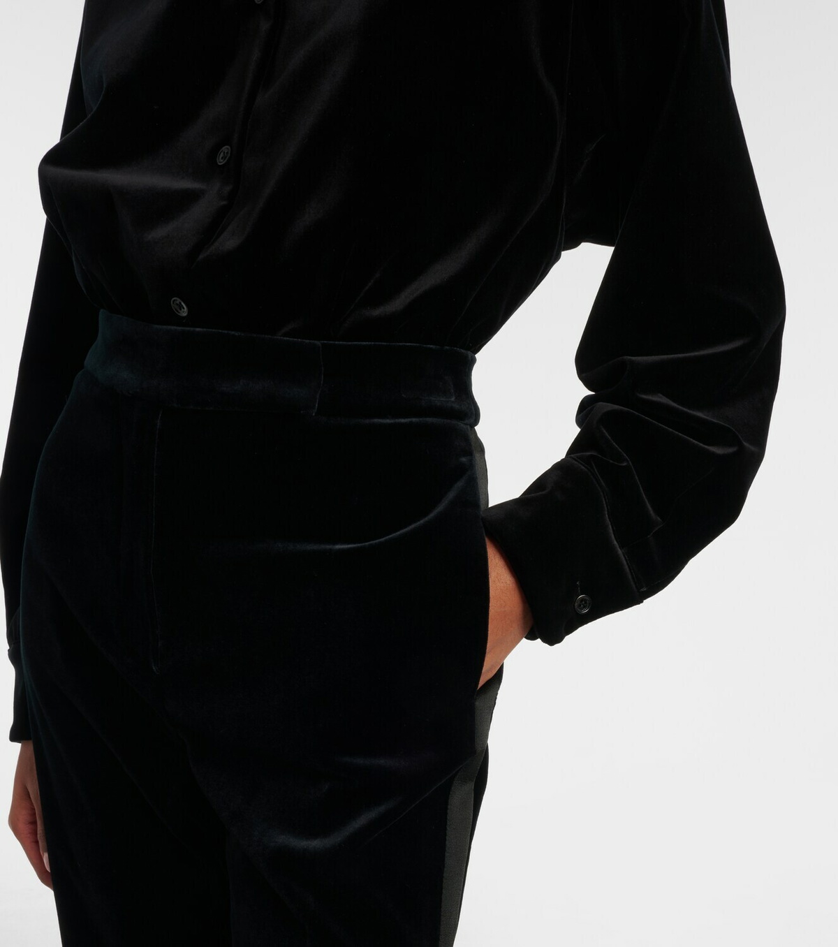Max Mara Cotton velvet bodysuit
