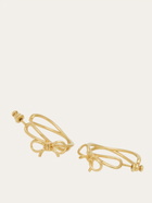 Ferragamo Womens Earrings with bow in Gold