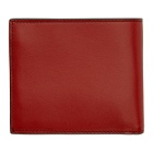Givenchy Red V-Shape Cut Bifold Wallet