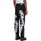 Liam Hodges Black Alfie Kungu Edition Chain Jeans