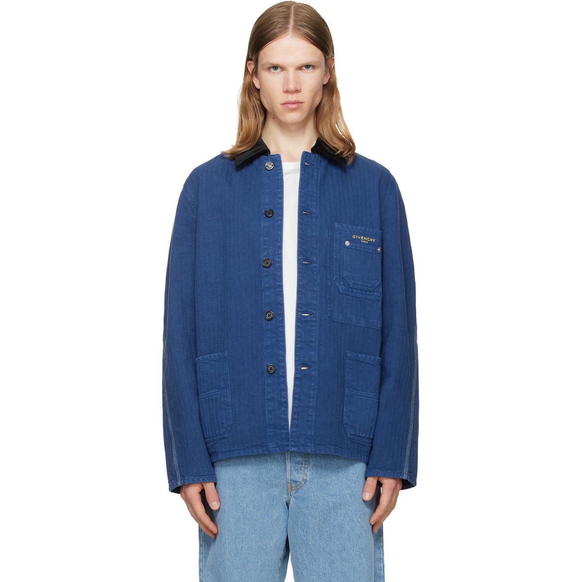Affix Grey Two-Way Zip Service Jacket Affix