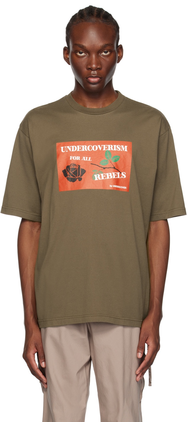 Undercoverism Brown Graphic T-Shirt Undercoverism