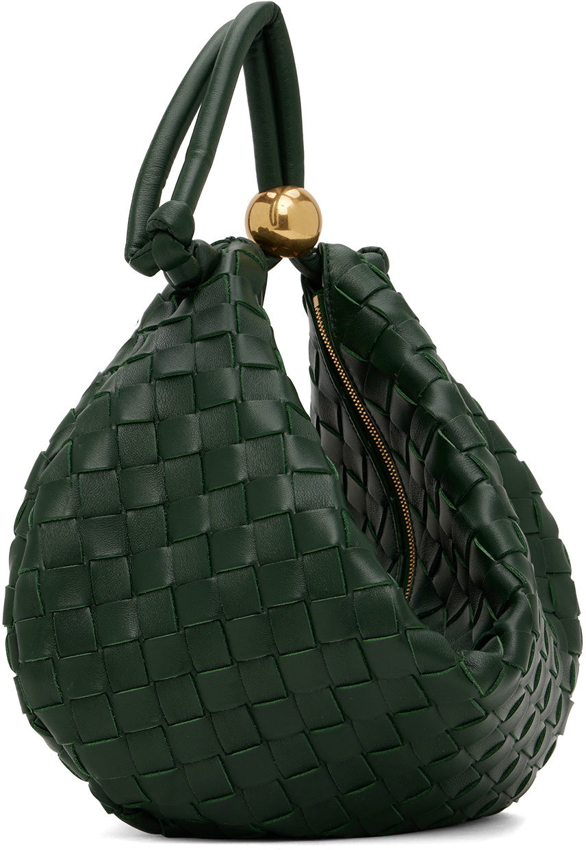 Bottega Veneta Green Medium Turn Pouch Bottega Veneta