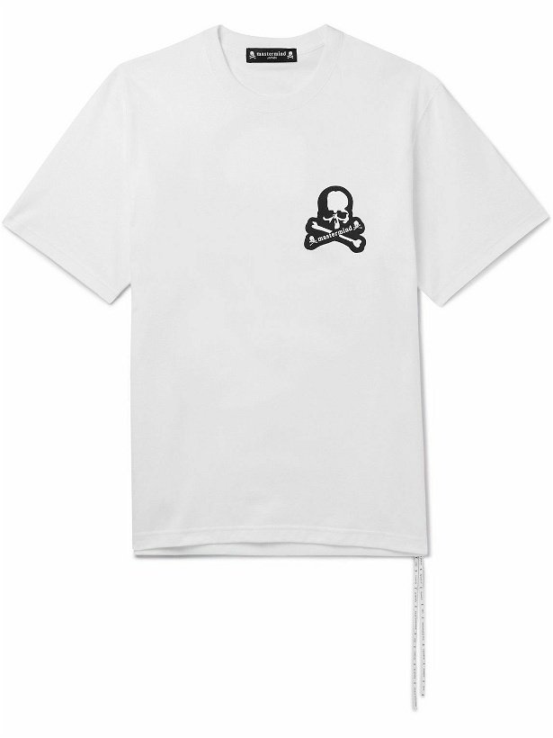 Photo: Mastermind World - Logo-Print Cotton-Jersey T-Shirt - White