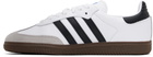 adidas Originals White & Black Samba OG Sneakers