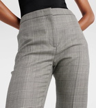 Alexander McQueen Prince of Wales checked wool slim pants