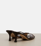 Jimmy Choo Skye leopard-print TPU mules