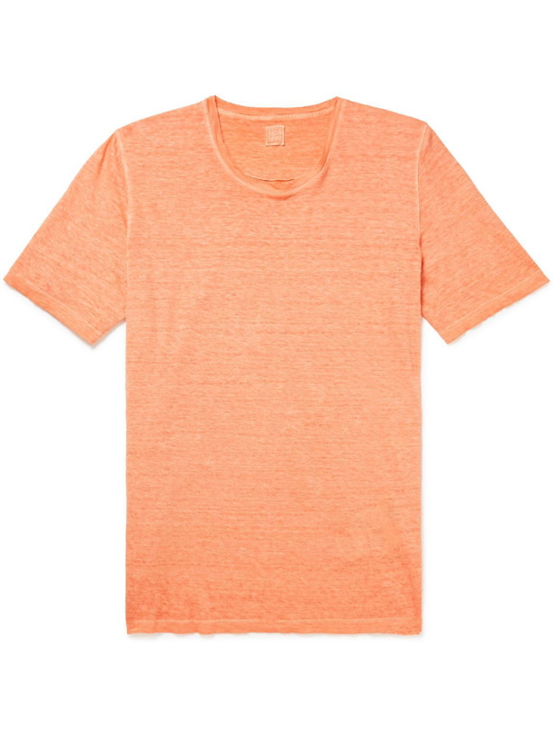 Photo: 120% - Linen-Jersey T-Shirt - Orange
