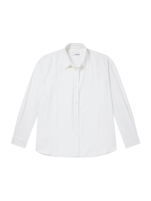 Photo: SAGE NATION - Chisholm Poplin Shirt - Neutrals
