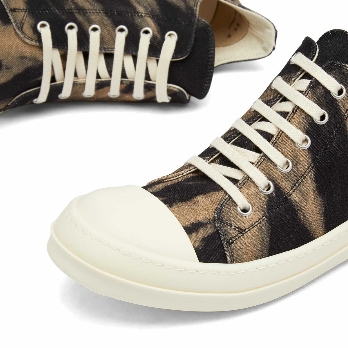 Rick Owens DRKSHDW Women's Low Sneakers in Black Terra Milk