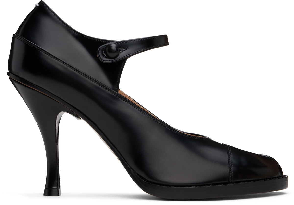セブンイレブン 冬ギフト 2024 Maison Margiela Black Tabi Bourgeoise Heels Maison Margiela 靴