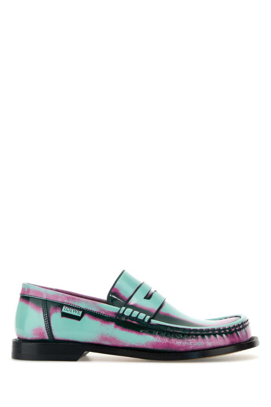 Photo: Loewe Multicolor Leather Campo Loafers